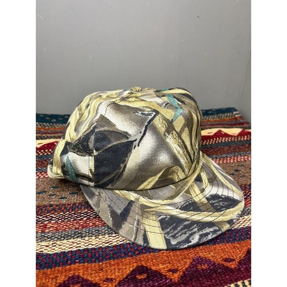 Vintage Cabela's Hat Cap Adult Adjustable SnapBack Camouflage Visor Hunting USA - Picture 2 of 6